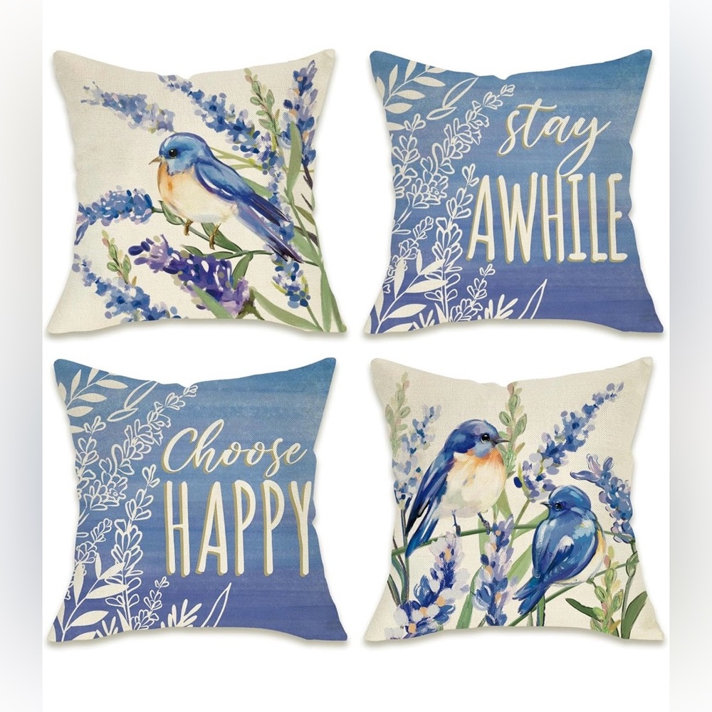 Spring Easter Pillow Covers Set